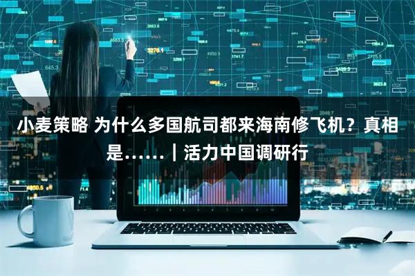 小麦策略 为什么多国航司都来海南修飞机？真相是……｜活力中国调研行