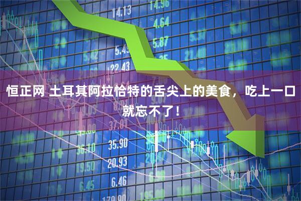 恒正网 土耳其阿拉恰特的舌尖上的美食，吃上一口就忘不了！
